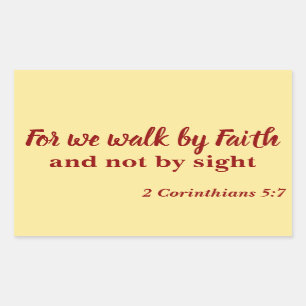 Adesivo Retangular Bela Fé Não à Vista