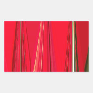 Adesivo Retangular Belo Design de Abstrato de de Textura Vermelha