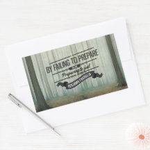 Benjamin Franklin Inspirational Cote "Preparar"