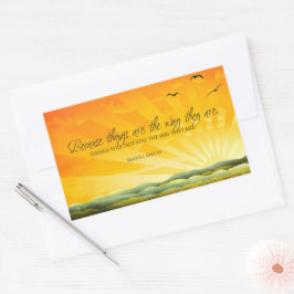 Adesivo Retangular Bertolt Brecht Inspirational Cote "Mudança"