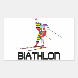 Adesivo Retangular Biathlon