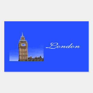 Adesivo Retangular Big Ben - Londres