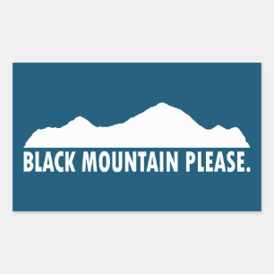 Adesivo Retangular Black Mountain New Hampshire, por favor