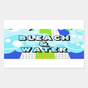 ADESIVO RETANGULAR BLEACH E ÁGUA