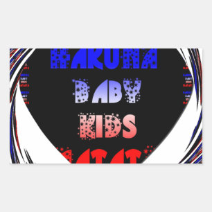 Adesivo Retangular Blue Black Hakuna Matata Baby Kids Design.png