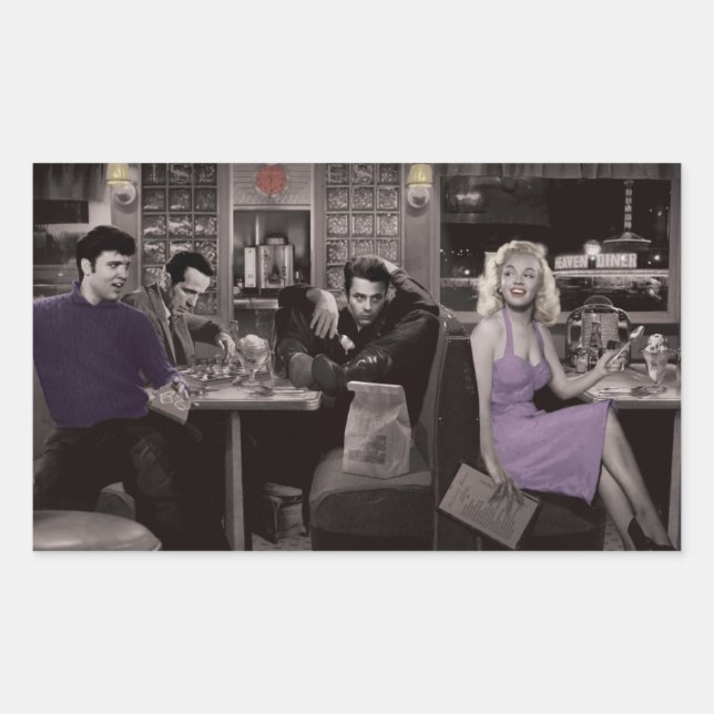 Adesivo Retangular Blueplate (Frente)