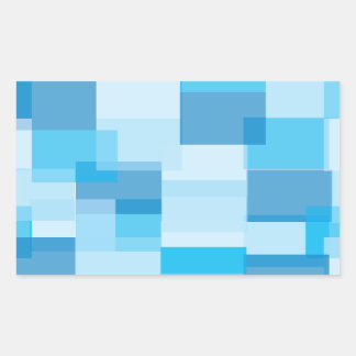Adesivo Retangular Blues