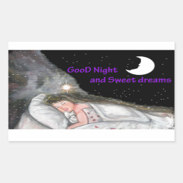 Adesivo Retangular Boa Noite