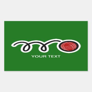 Adesivo Retangular Bocce ball