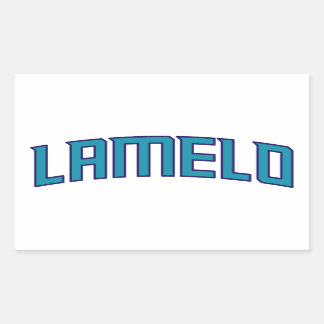 Adesivo Retangular Bola LaMelo - Charlotte Basball