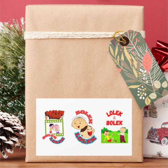 ADESIVO RETANGULAR BOLEK E LOLEK (Feriado)