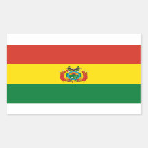 Bolivia* Flag Sticker Bandera da Bolívia