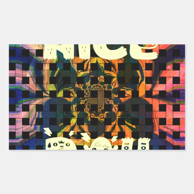 Adesivo Retangular Bom dia (Frente)