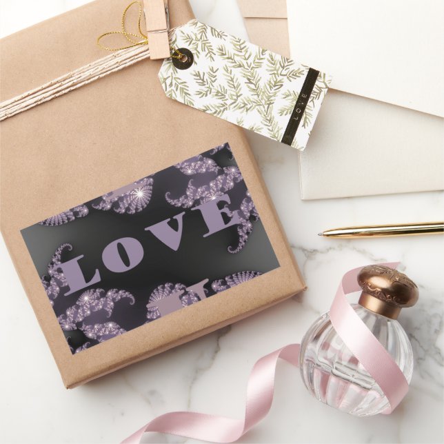 Adesivo Retangular Bom Dia Eu Te Amo (Presentear)