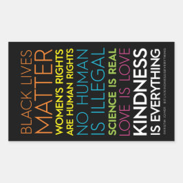 Adesivo Retangular Bondade É Tudo Coletor De Retângulo Cor