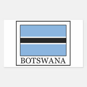Adesivo Retangular Botsuana Sticker