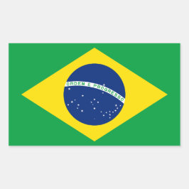 Adesivo Retangular Brasil
