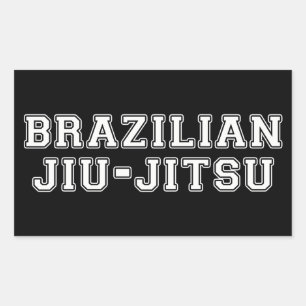 Adesivo Retangular Brasileiro Jiu Jitsu
