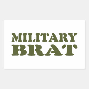 ADESIVO RETANGULAR BRAT MILITAR