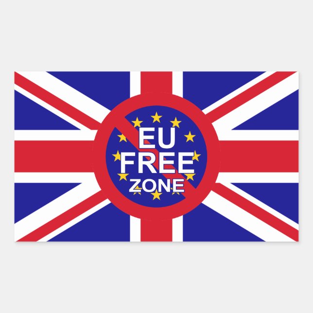 Adesivo Retangular Brexit (Frente)