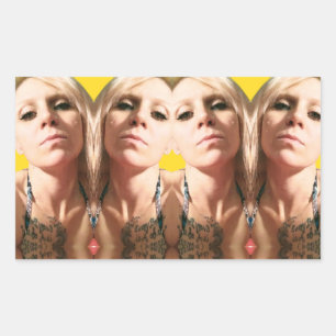 Adesivo Retangular Bridget Cubed