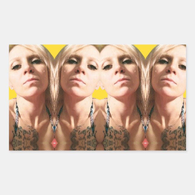 Adesivo Retangular Bridget Cubed (Frente)