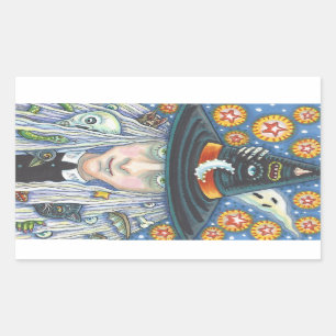 ADESIVO RETANGULAR BRINCADEIRA, OLHOS DE MAU, CRÂNIO, VAMPIROS