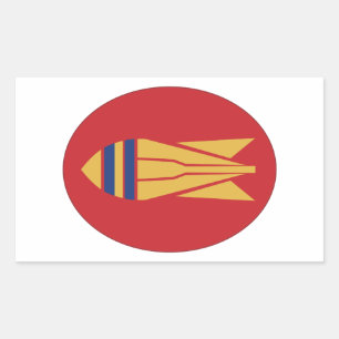 Adesivo Retangular British EOD