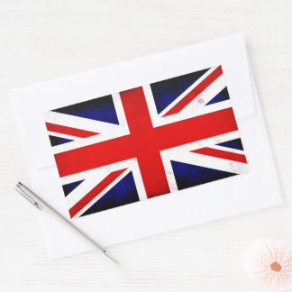 Adesivo Retangular British Union Jack Flag