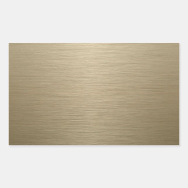 Adesivo Retangular Bronze Bruto (Frente)