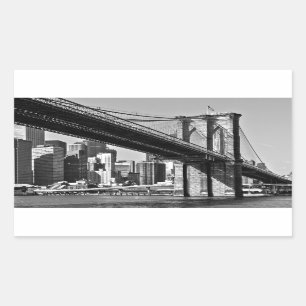 Adesivo Retangular Brooklyn Bridge Nova Iorque