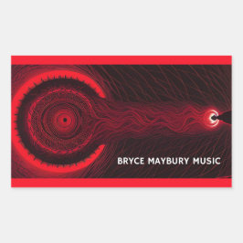 Adesivo Retangular Bryce Maybury Music Sticker