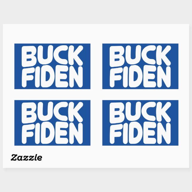 Adesivo Retangular Buck Fiden (Folha)