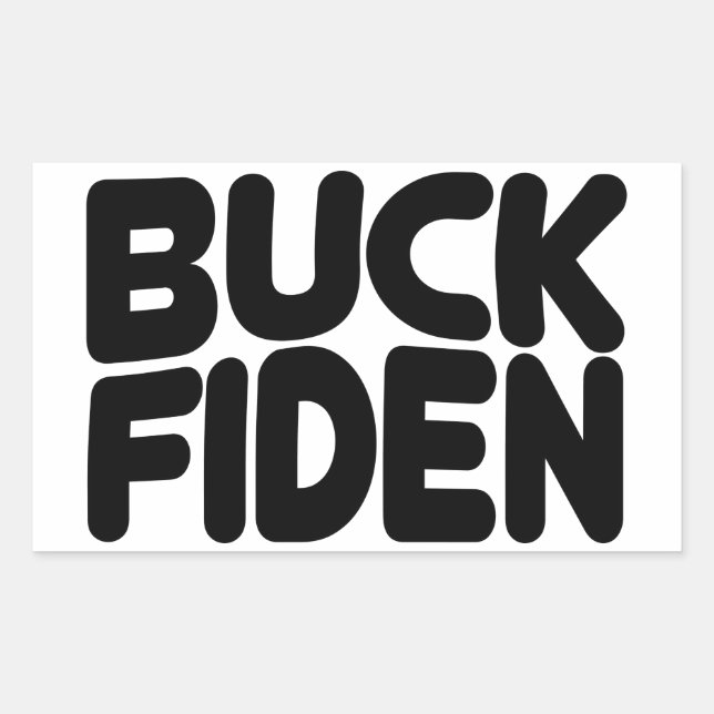 Adesivo Retangular Buck Fiden (Frente)