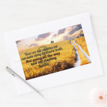 Buda Inspiracional Citação "Caminho para a Verdade