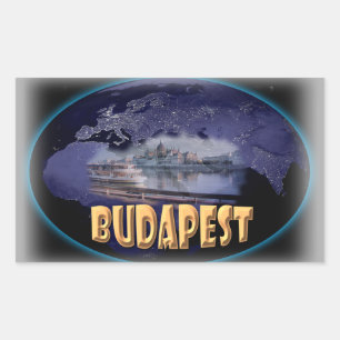 Adesivo Retangular Budapeste