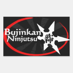 Adesivo Retangular Bujinkan Ninjutsu
