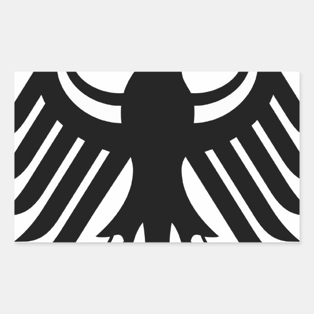 Adesivo Retangular Bundesadler (Frente)