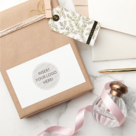 Adesivo Retangular BUSINESS LOGO professional simple modern packaging