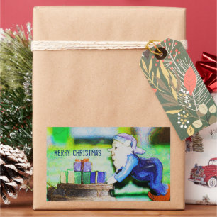 Adesivo Retangular Busy Elf por Shirley Taylor