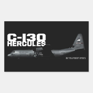 Adesivo Retangular C-130 Hércules