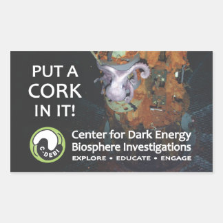 Adesivo Retangular C-DEBI Sticker - Coloque uma CORK