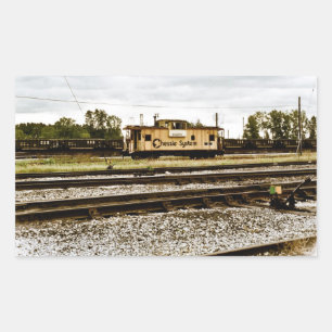 Adesivo Retangular Caboose do sistema de Chessie em Toledo, OH 1996