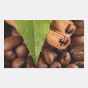 Adesivo Retangular Café maravilhoso ainda é vida