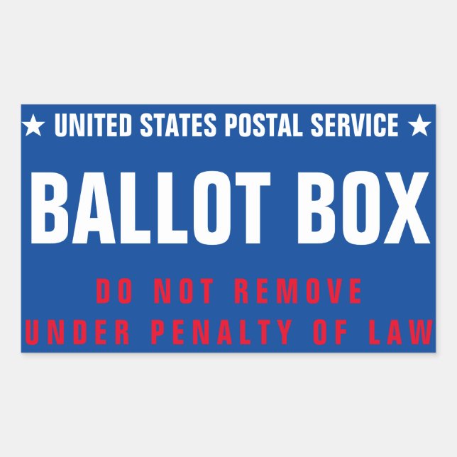 Adesivo Retangular Caixa de Seleção (Frente)