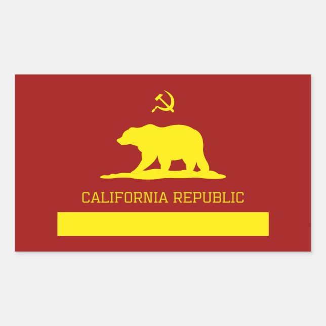 Adesivo Retangular Cali Commie Stickers (Frente)
