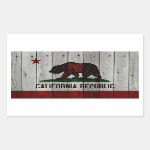 Adesivo Retangular California Sticker