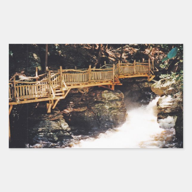 Adesivo Retangular Caminho Perigoso (Frente)