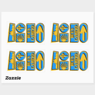 Adesivo Retangular Camino de Santiago