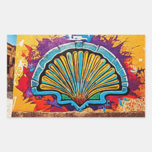 Adesivo Retangular Camino de Santiago